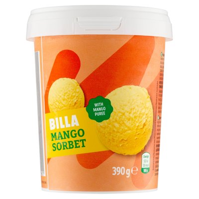 Obrázek BILLA Mražený krém sorbet mangový 500ml