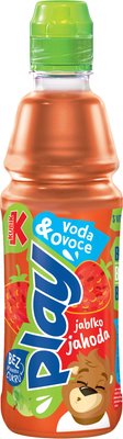 Obrázek Kubík Play! Voda & ovoce jablko jahoda 400ml