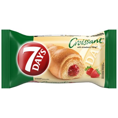 Obrázek 7 Days Croissant s jahodovou náplní 60g