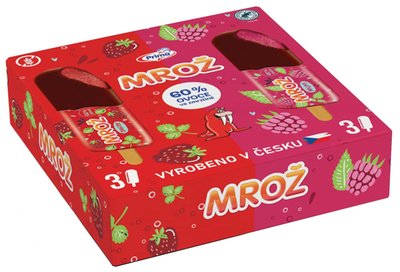 Obrázek Mrož Ovoce Jahody a Maliny 6x50 ml multipack
