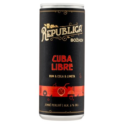 Obrázek ŠETŘÍME JÍDLEM: Božkov Republica Cuba Libre 250ml