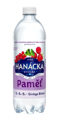 Obrázek Hanácká Kyselka Funkční ochucená minerální voda pro paměť jemně perlivá 0,7l