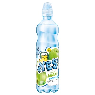 Obrázek Dobrá voda YESs s příchutí jablko neperlivá 0,5l