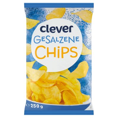 Obrázek clever Smažené bramborové lupínky solené 250g