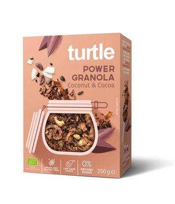 Obrázek Turtle BIO Power Granola Kokos & Kakao