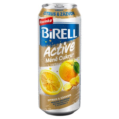 Obrázek Birell Active S příchutí citrus & zázvor 0,5l