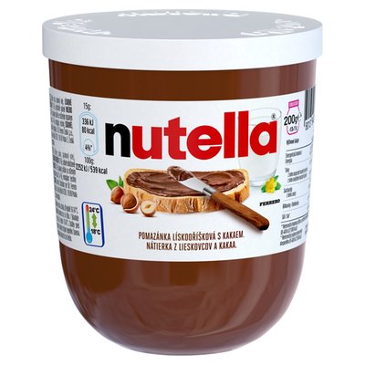 Obrázek Nutella Pomazánka s lískovými ořechy a kakaem 200g
