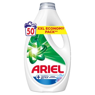 Obrázek Ariel Tekutý Prací Prostředek, +Touch Of Lenor Spring Awakening, 2.25l, 50 Praní