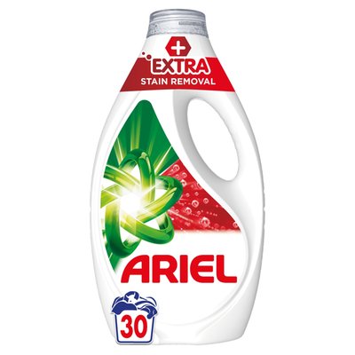 Obrázek Ariel Tekutý Prací Prostředek, 30 Praní, + Mimořádná účinnost při odstraňování skvrn