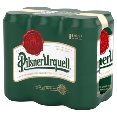 Obrázek ŠETŘÍME JÍDLEM: Pilsner Urquell Pivo ležák světlý 6 x 0,5l (3l)