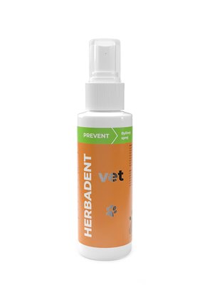 Obrázek HERBADENT VET PREVENT Bylinný ústní sprej pro psy a kočky 90 ml