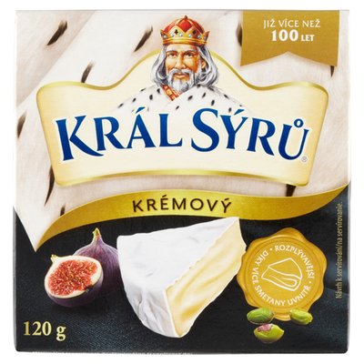 Obrázek ŠETŘÍME JÍDLEM: Král Sýrů Krémový 120g