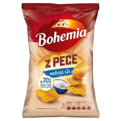 Obrázek Bohemia chips Z Pece Mořská sůl 100g
