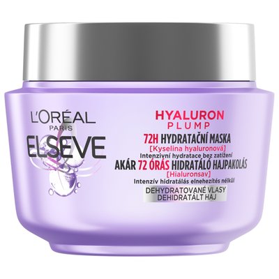 Obrázek L´Oréal Paris Elseve Hyaluron Plump 72 H Hydratační maska s kyselinou hyaluronovou, 300 ml