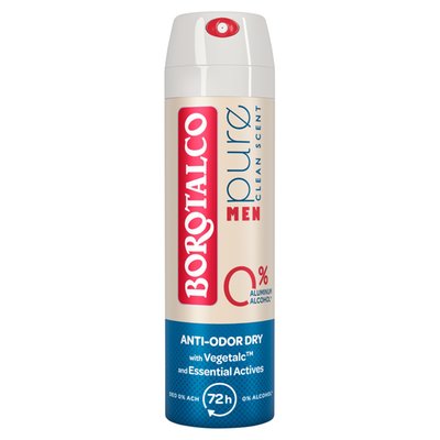 Obrázek Borotalco Men Pure Clean Scent deodorant sprej 150ml