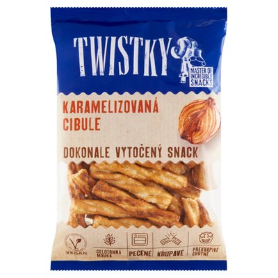 Obrázek ŠETŘÍME JÍDLEM: Twistky Snack s cibulí 160g