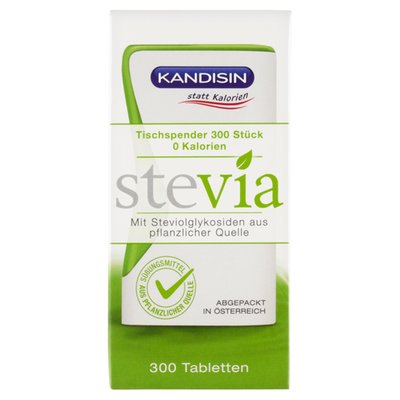 Obrázek Kandisin Stevia stolní sladidlo 300 ks 21g