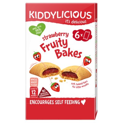 Obrázek ŠETŘÍME JÍDLEM: Kiddylicious Koláčky jahodové 6 x 22g