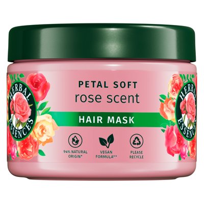 Obrázek Maska na Vlasy Herbal Essences Rose Scent Petal Soft 300ml Intenzivní Výživa Suchých Vlasů