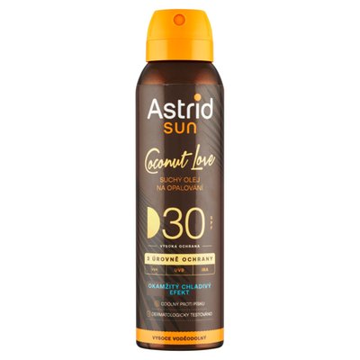 Obrázek Astrid Sun Coconut Love suchý olej na opalování SPF 30 150ml