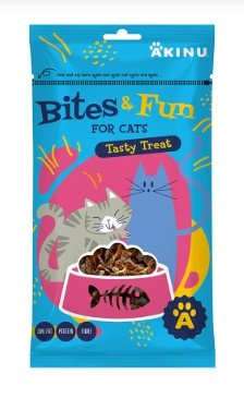 Obrázek Bites&Fun jehněčí kousky pro kočky 60 g