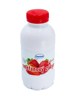 Obrázek ŠETŘÍME JÍDLEM: Smetanový zákys jahoda 330ml