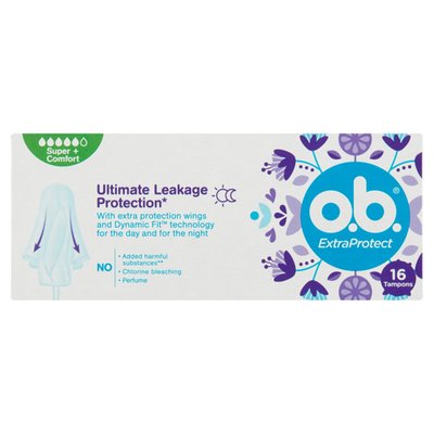 Obrázek O.B. ExtraProtect Super + Comfort tampony 16 ks