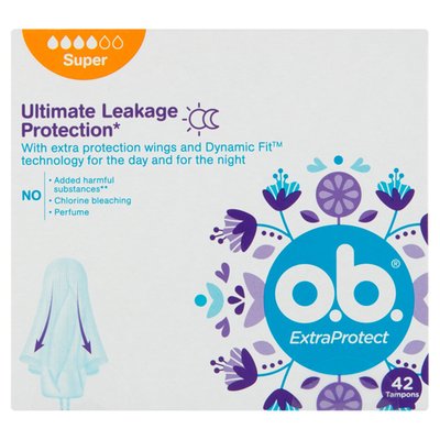 Obrázek O.B. ExtraProtect Super tampony 42 ks