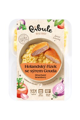 Obrázek Cibule Bistro Holandský řízek se šťouchanými bramborami 400g