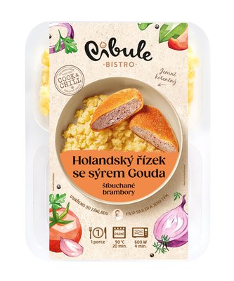 Obrázek Cibule Bistro Holandský řízek se šťouchanými bramborami 400g