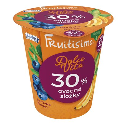 Obrázek ŠETŘÍME JÍDLEM: Fruitisimo borůvka+banán 130g
