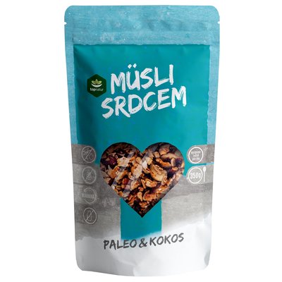 Obrázek ŠETŘÍME JÍDLEM: Topnatur Musli srdcem Paleo&Kokos - 350g