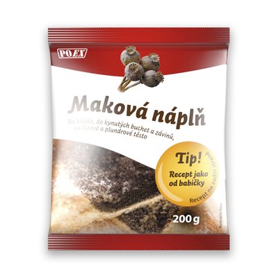 Obrázek ŠETŘÍME JÍDLEM: Náplň maková 200 g