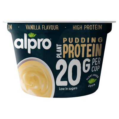 Obrázek ŠETŘÍME JÍDLEM: Alpro Plant Protein sójový dezert s vanilkovou příchutí 200g