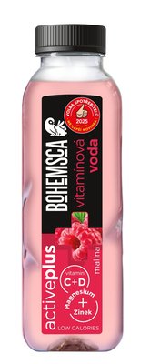 Obrázek Active Plus vitamínová voda Malina 390ml