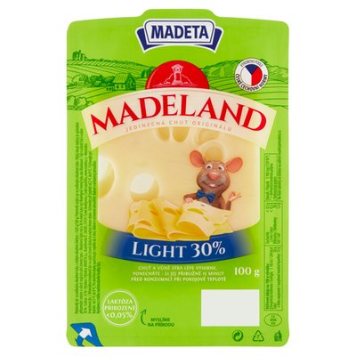 Obrázek ŠETŘÍME JÍDLEM: Madeland light 30% plátky 100 g