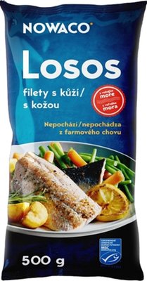 Obrázek Losos gorbuša filet s kůží MSC Nowaco 500g