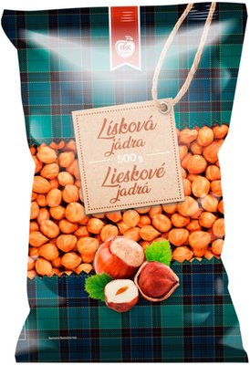 Obrázek ŠETŘÍME JÍDLEM: clever Lískové ořechy natural 500g