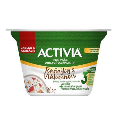 Obrázek ACTIVIA Snídaně s vlákninou Jablko 170g
