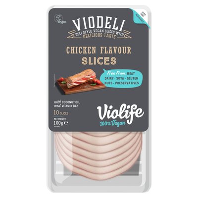 Obrázek ŠETŘÍME JÍDLEM: VIOLIFE Viodeli Plátky s kuřecí příchutí 100g