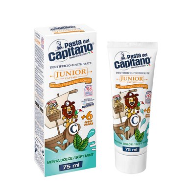 Obrázek Pasta del Capitano Junior Captain Menta Dolce dětská zubní pasta