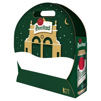 Obrázek ŠETŘÍME JÍDLEM: Pilsner Urquell Pivo ležák světlý 4 x 0,5l (2l)