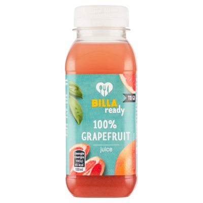 Obrázek ŠETŘÍME JÍDLEM: BILLA Ready 100% grepová šťáva 250ml