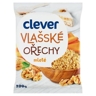Obrázek ŠETŘÍME JÍDLEM: clever Vlašské ořechy mleté 200g