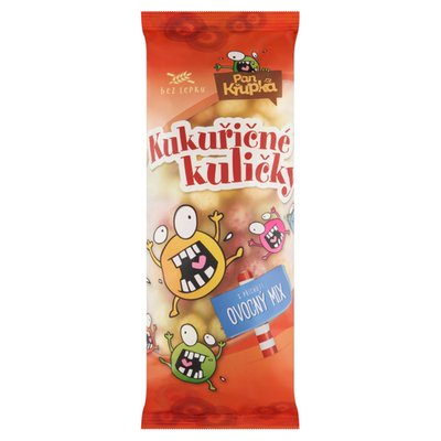 Obrázek Kukuřičné kuličky s příchutí ovocný mix 45g