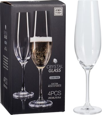 Obrázek Sklenice na šampaňské 260ml 4ks