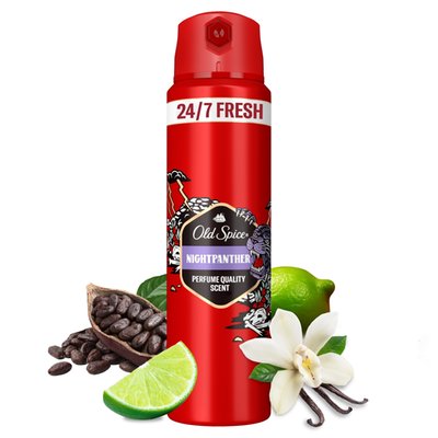 Obrázek Old Spice Night Panther Tělový Deodorant Ve Spreji Pro Muže 200ml