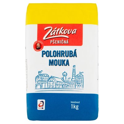 Obrázek ŠETŘÍME JÍDLEM: Zátkova mouka polohrubá 1kg