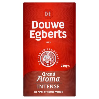 Obrázek ŠETŘÍME JÍDLEM: Douwe Egberts GRAND AROMA INTENSE mletá káva 250g