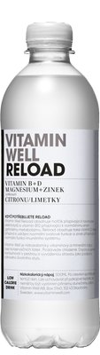 Obrázek Vitamin Well Reload citron/limetka 500ml